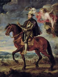 Filips II Gekroond door Overwinning, 1628